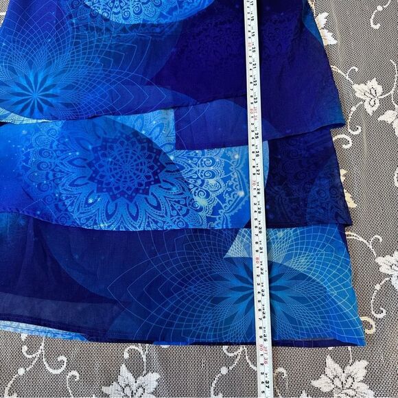 Desigual Layered Blue Tunic dress Sz 36 EU - Picture 15 of 15